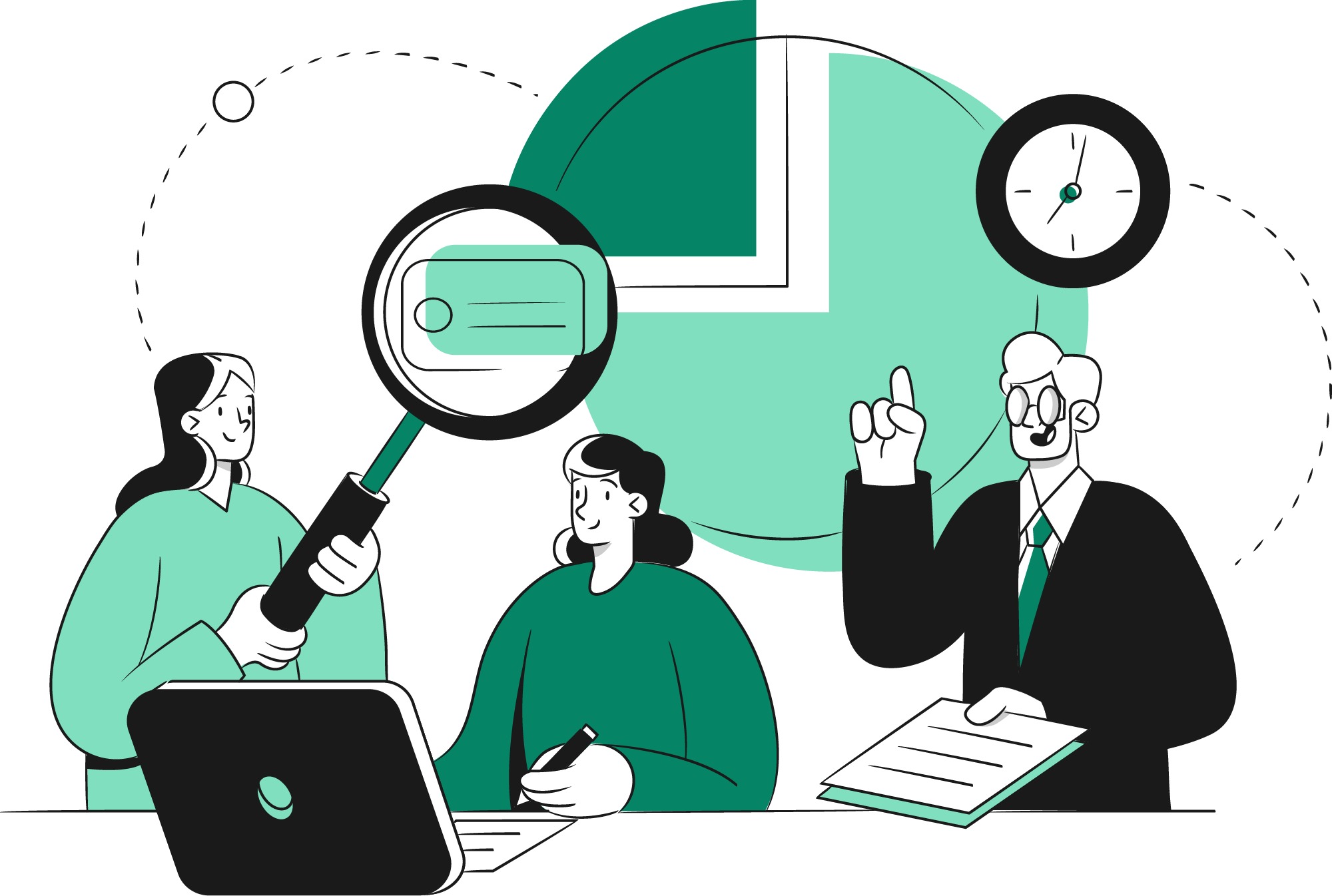 illustration representing tax planning